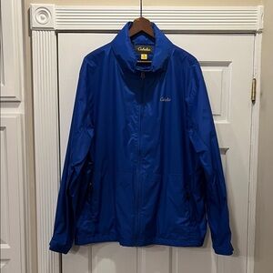 Cabela's Men's Vibrant Blue Windbreaker
